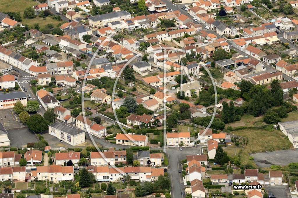 Photo arienne de Cholet (Lorraine)