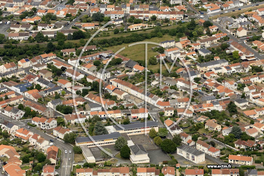 Photo arienne de Cholet (Lorraine)