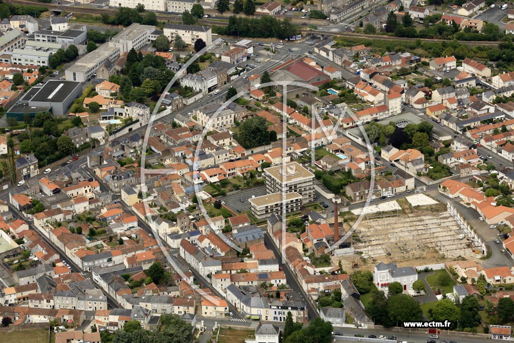 Photo arienne de Cholet (Lorraine)
