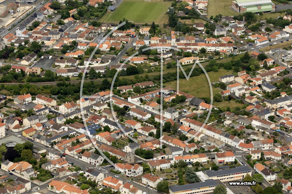 Photo arienne de Cholet (Lorraine)