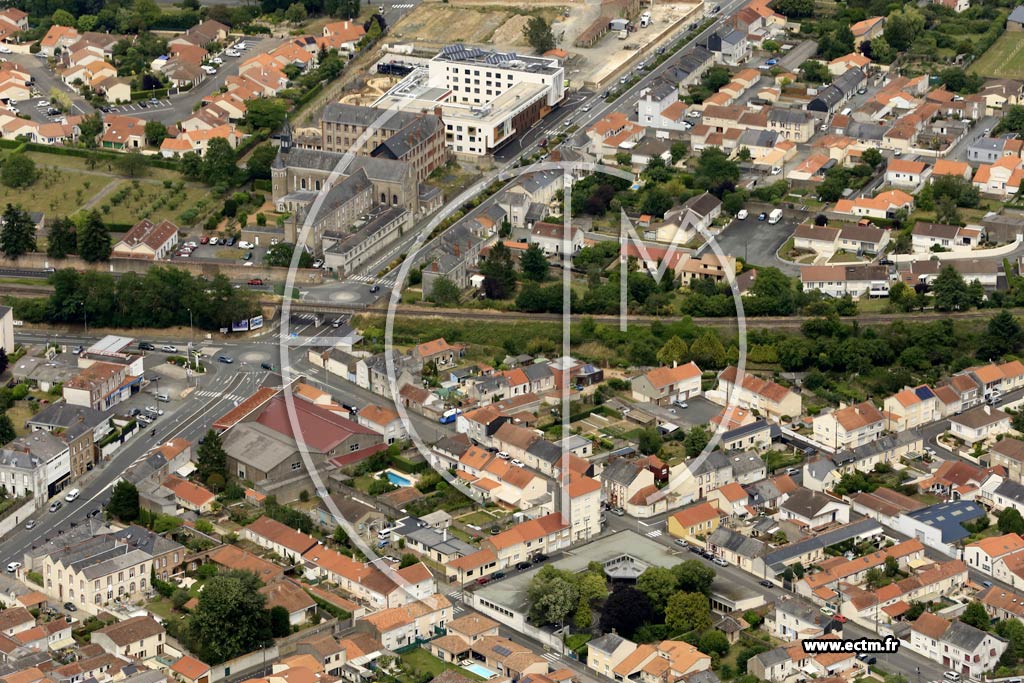 Photo arienne de Cholet (Lorraine)