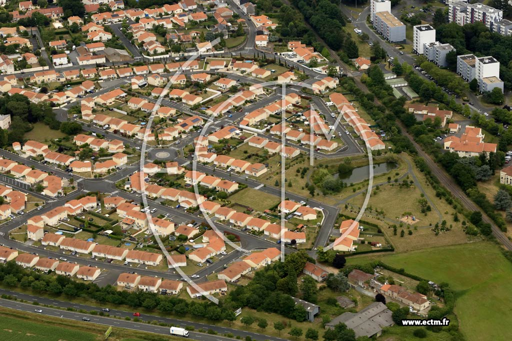 Photo arienne de Cholet (Pasteur)