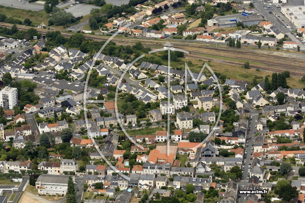 Photo arienne de Cholet (Tuilerie-Leclerc)
