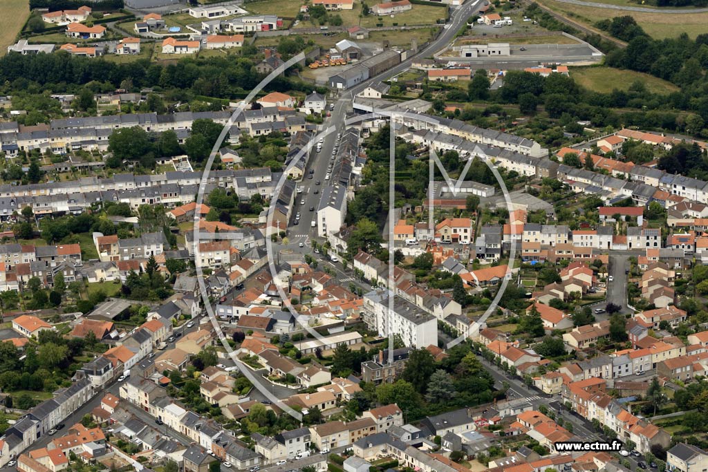 Photo arienne de Cholet (Tuilerie-Leclerc)