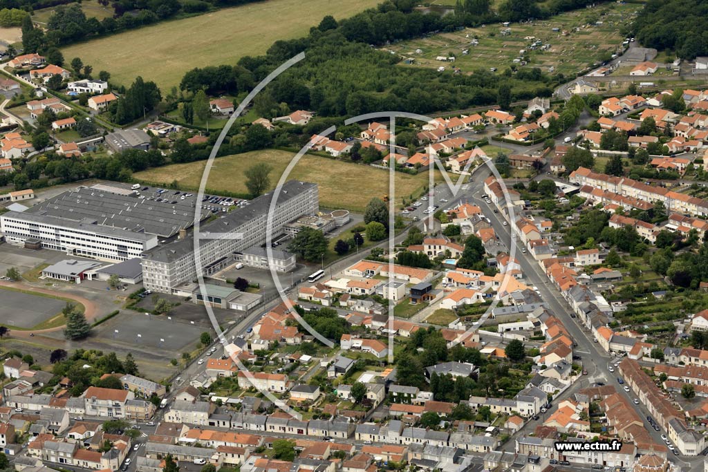 Photo arienne de Cholet (Tuilerie-Leclerc)
