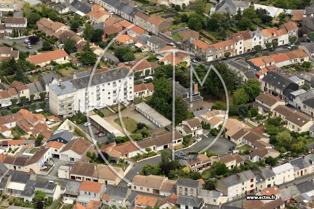 Photo arienne de Cholet (Tuilerie-Leclerc)