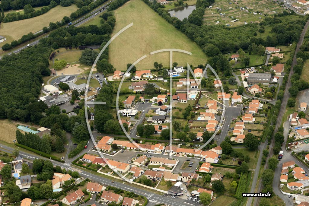 Photo arienne de Cholet (Tuilerie-Leclerc)