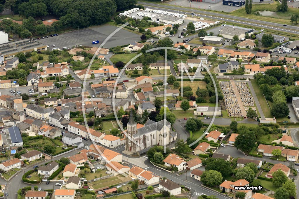Photo arienne de Saint-Lger-sous-Cholet