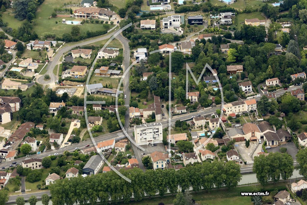 Photo arienne de Agen (Gaillard)