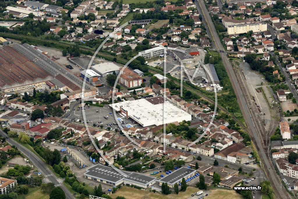 Photo arienne de Agen (Nord-Est)