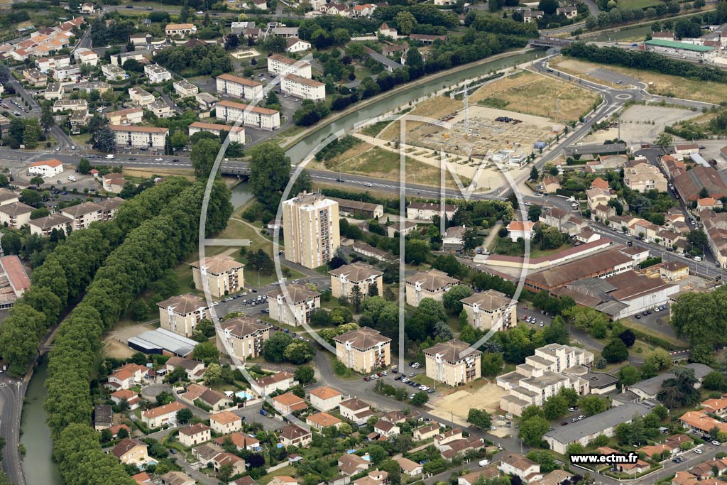 Photo arienne de Agen (Nord-Est)