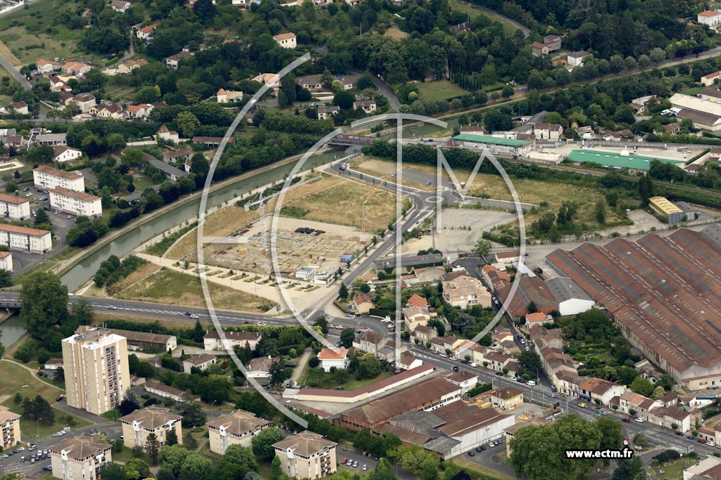 Photo arienne de Agen (Nord-Est)