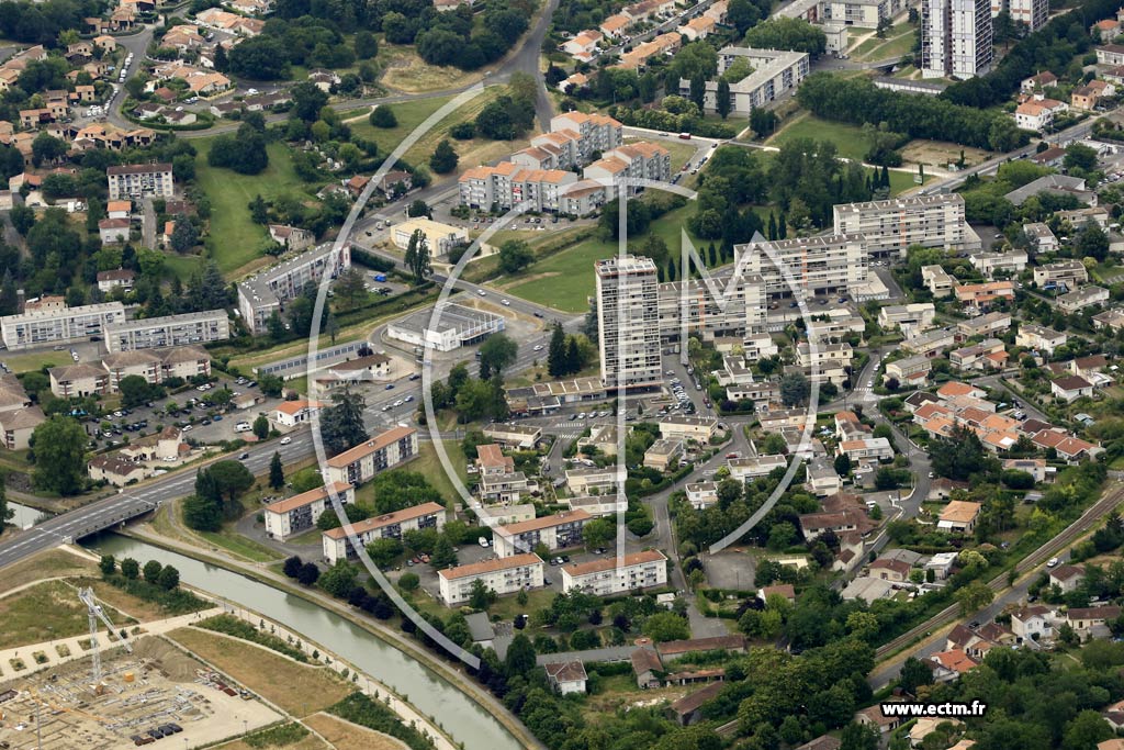 Photo arienne de Agen (Nord-Est)