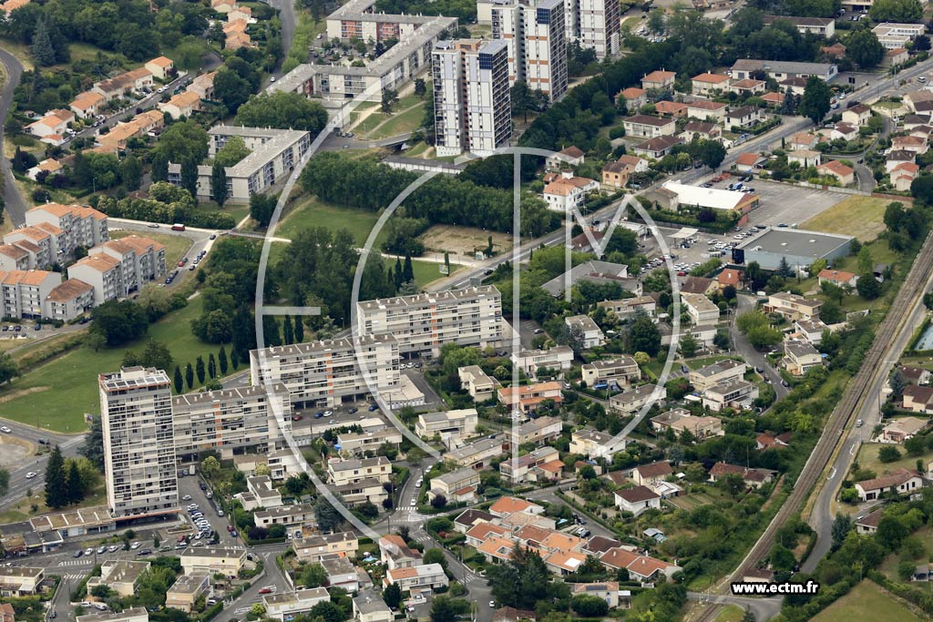 Photo arienne de Agen (Nord-Est)