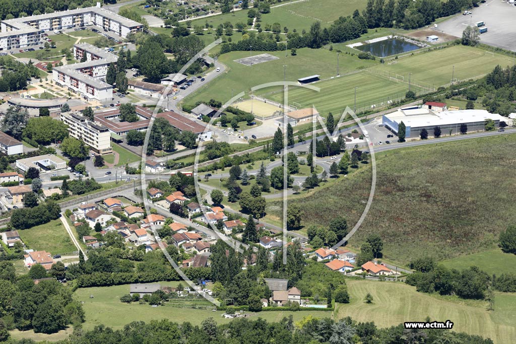 Photo arienne de Agen (Nord-Est)