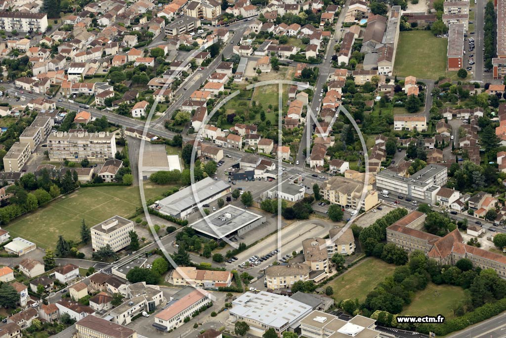 Photo arienne de Agen (Sud)