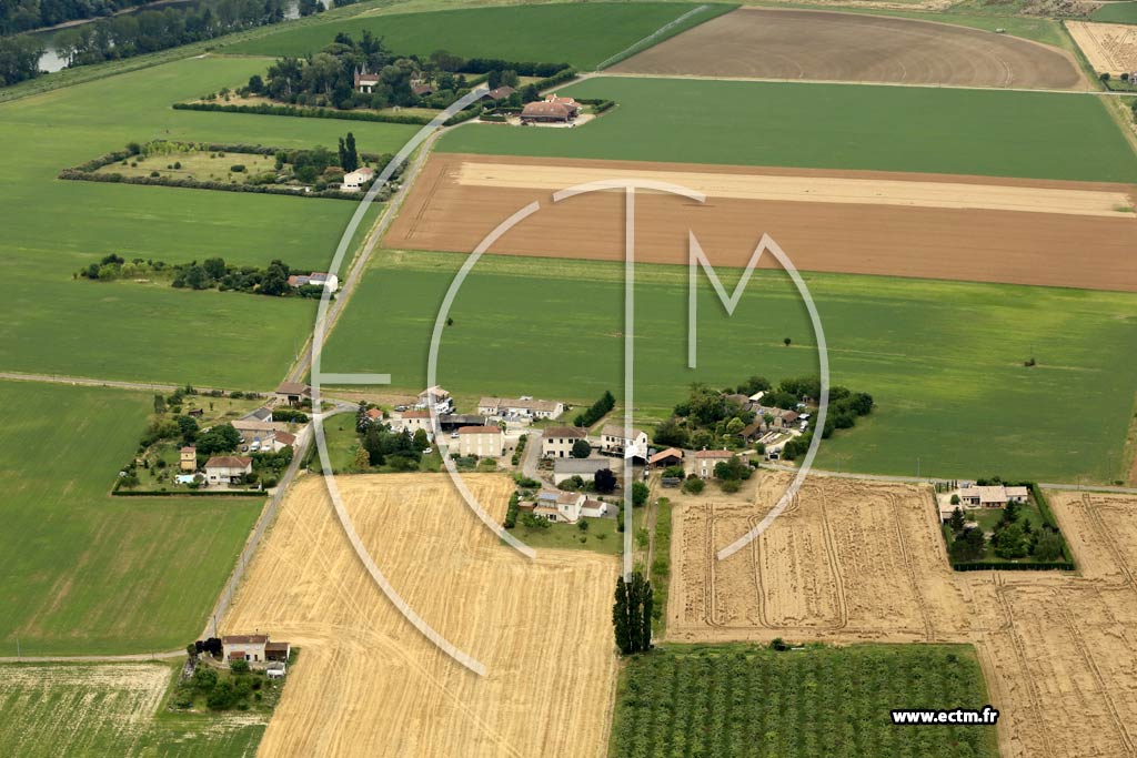 Photo arienne de Bo (Sainte-Rafine)