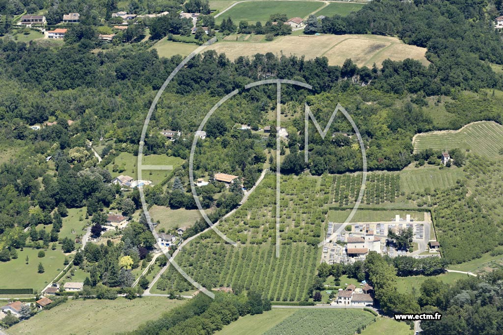 Photo arienne de Bon-Encontre (Sainte Radegonde)