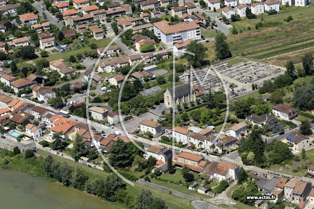 Photo arienne de Colayrac-Saint-Cirq