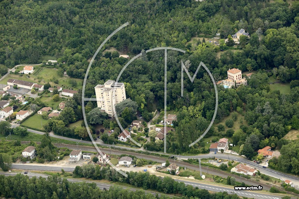 Photo arienne de Colayrac-Saint-Cirq (Saint-Jean de Vigouroux)