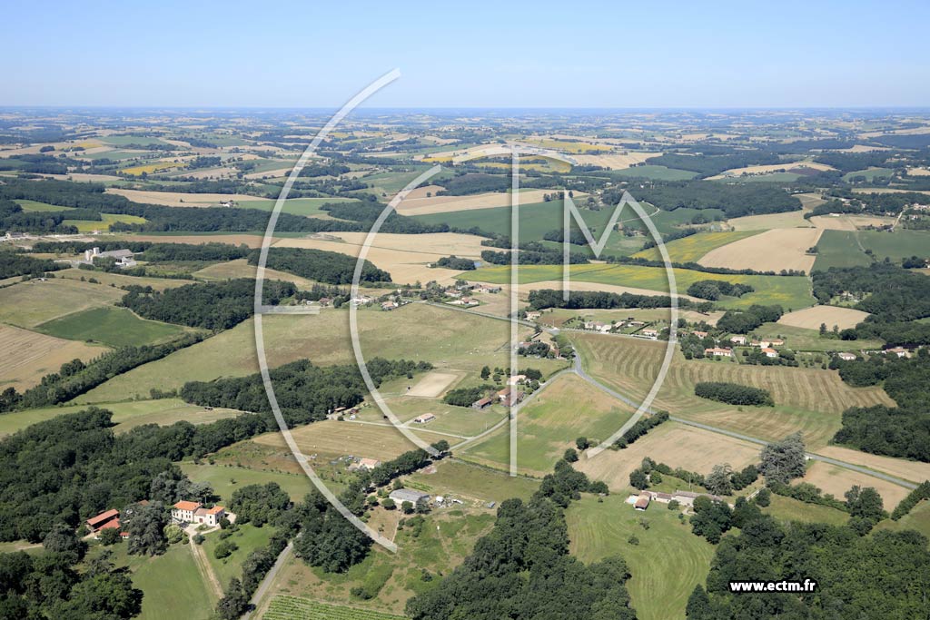 Photo arienne de Layrac (Marquisat - Contras)