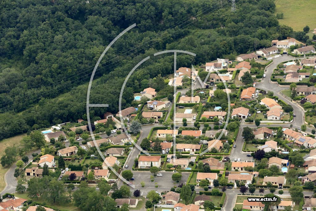 Photo arienne de Pont-du-Casse (Chteau Borie)