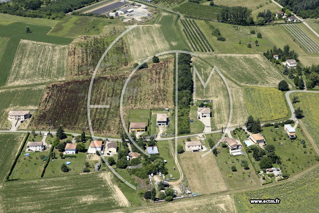 Photo arienne de Saint-Hilaire-de-Lusignan