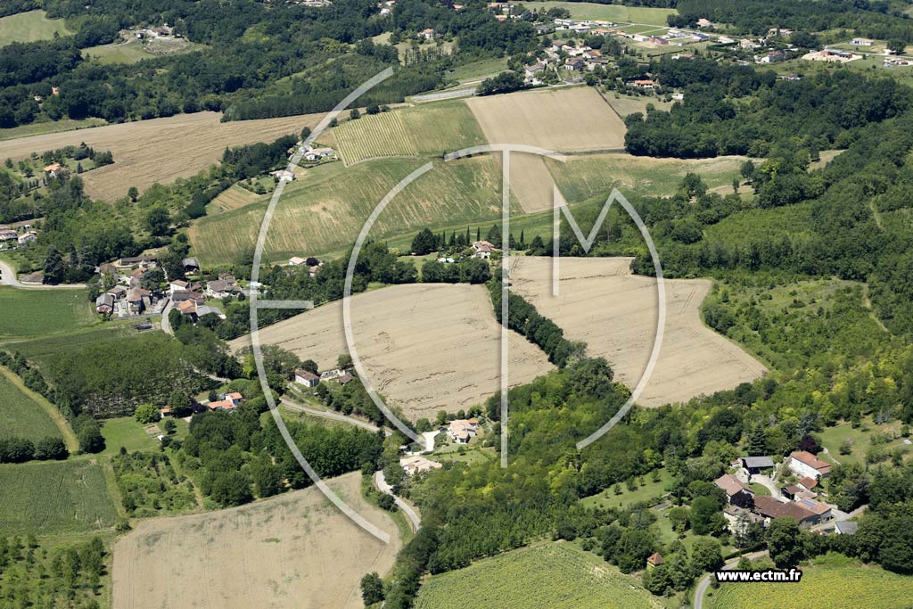 Photo arienne de Saint-Hilaire-de-Lusignan (Fossac - Cardonnet)