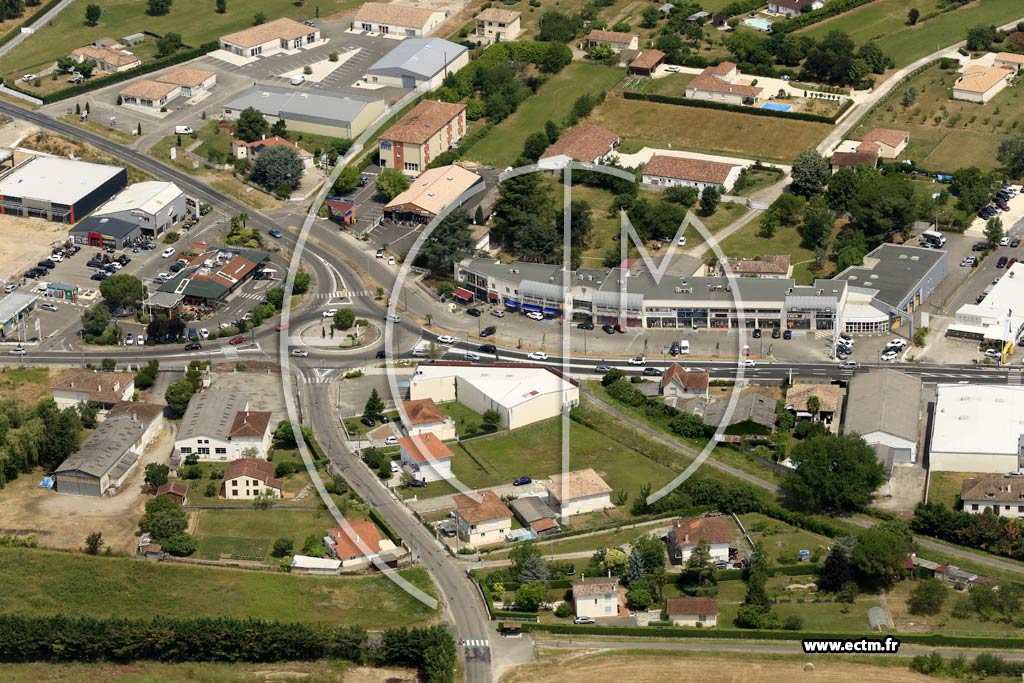 Photo arienne de Bias (Labouchre)