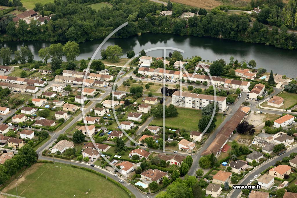 Photo arienne de Casseneuil
