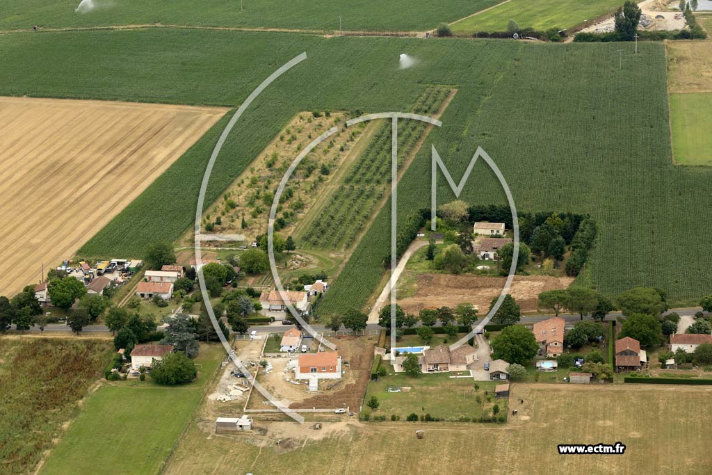 Photo arienne de Casseneuil (la Palue des Vergnes)