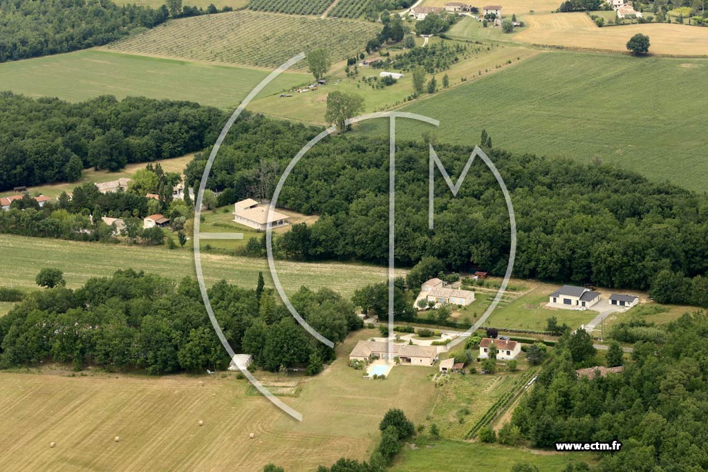 Photo arienne de Casseneuil (Poutet Haut)