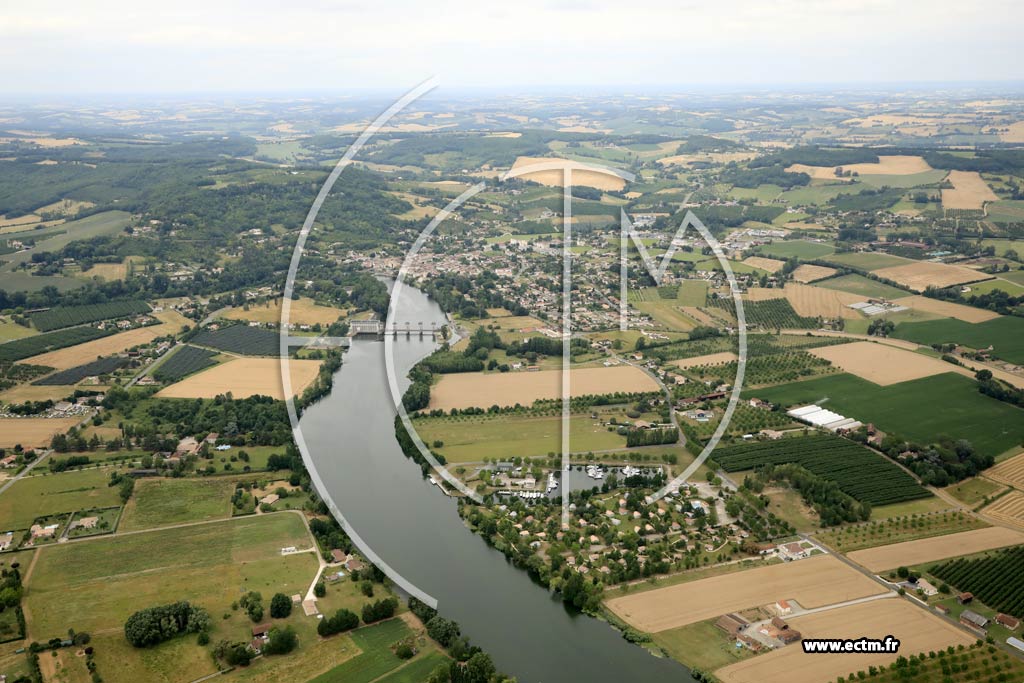 Photo arienne de Castelmoron-sur-Lot