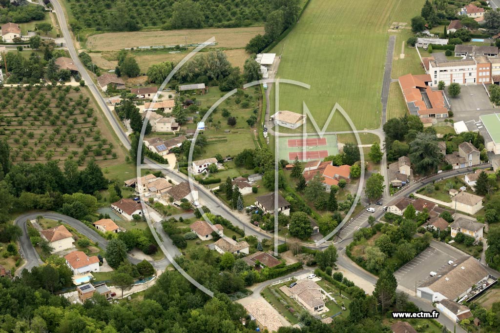 Photo arienne de Castelmoron-sur-Lot