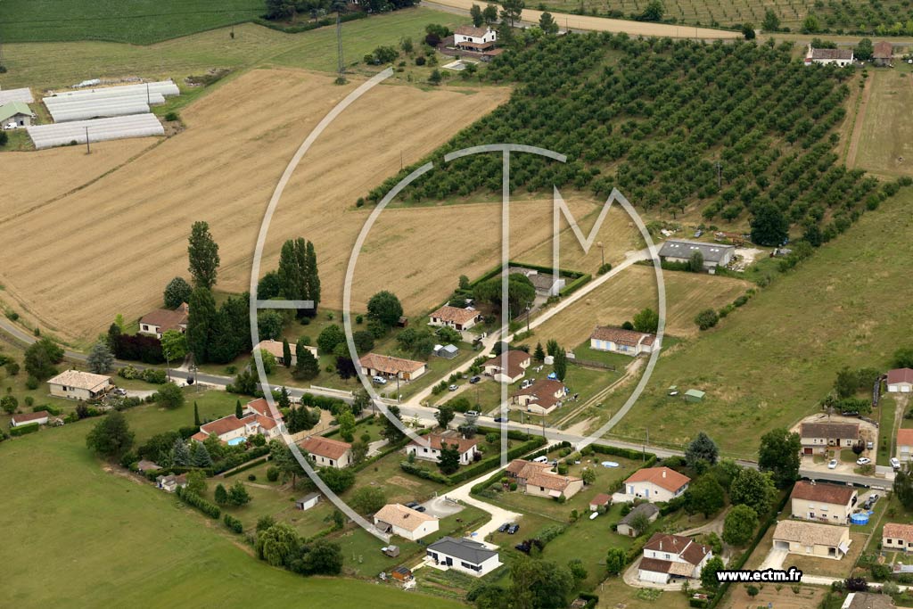 Photo arienne de Castelmoron-sur-Lot
