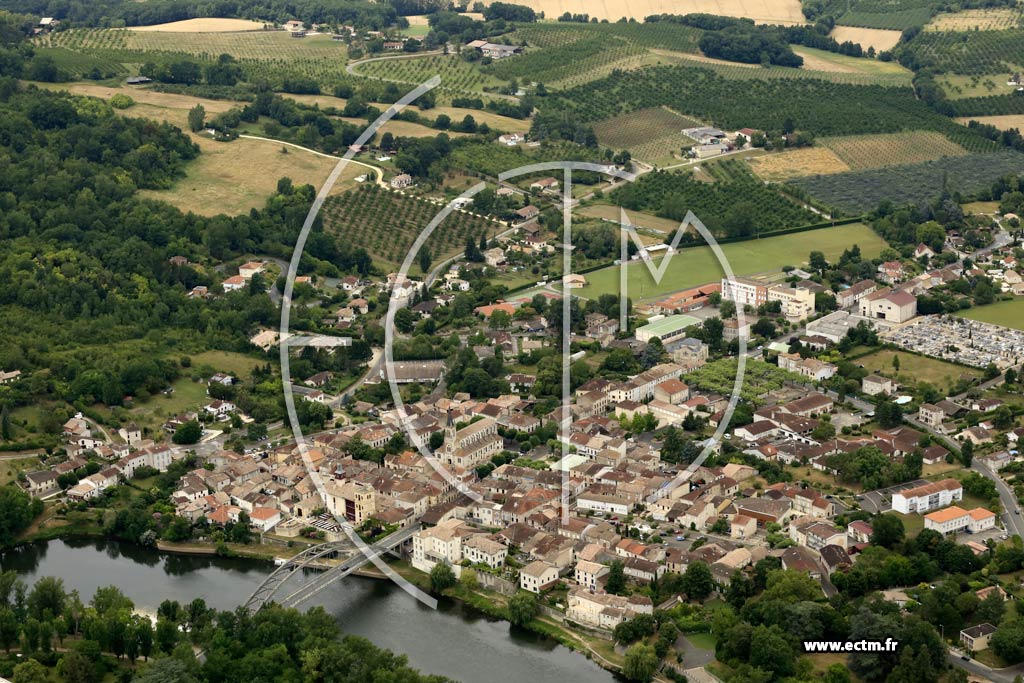 Photo arienne de Castelmoron-sur-Lot (Centre)