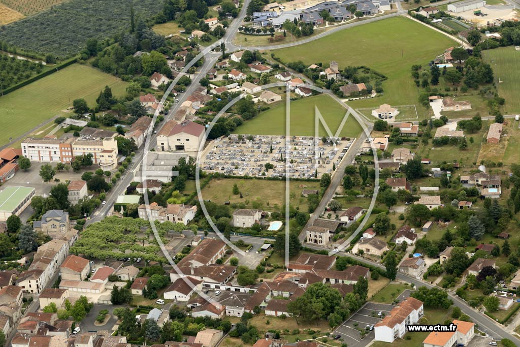 Photo arienne de Castelmoron-sur-Lot (Centre)