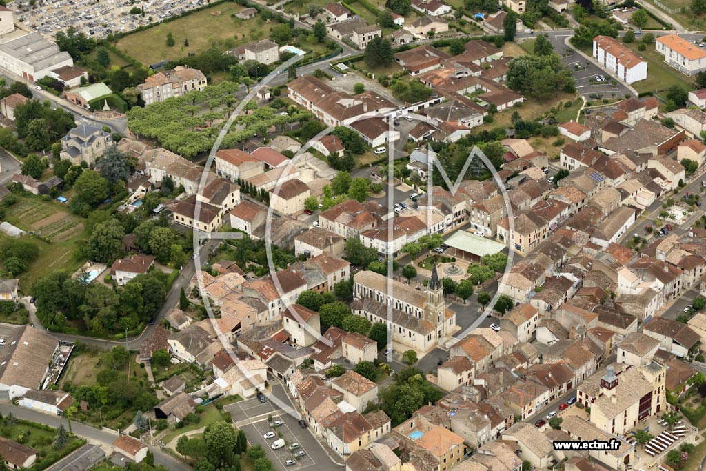 Photo arienne de Castelmoron-sur-Lot (Centre)