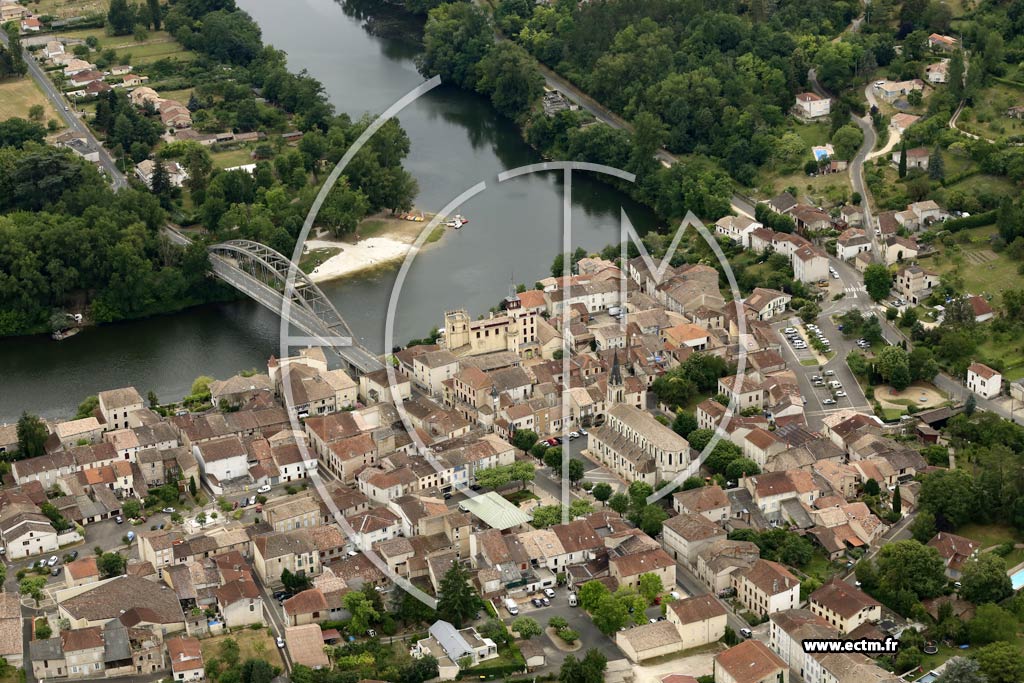 Photo arienne de Castelmoron-sur-Lot (Centre)