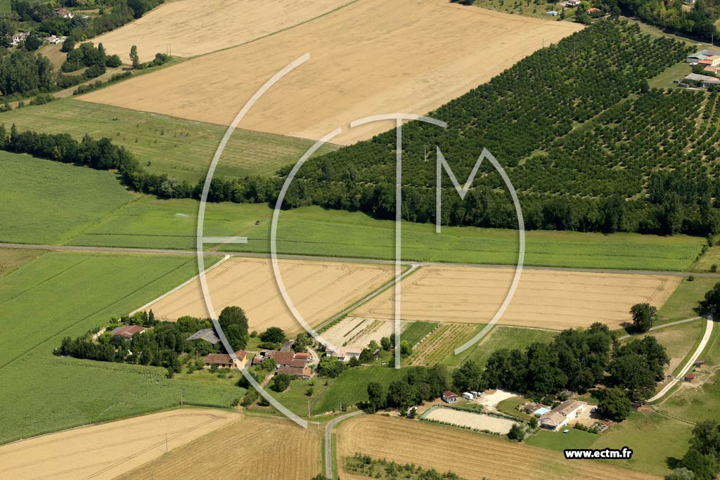 Photo arienne de Dolmayrac (le Bois - le Bosc)