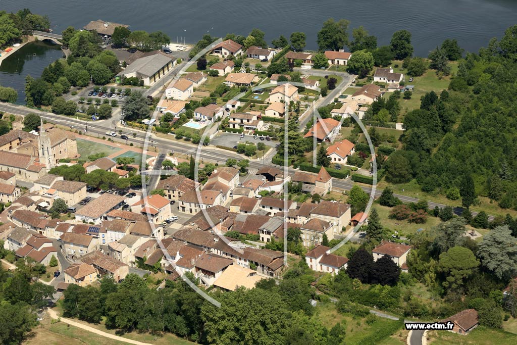 Photo arienne de Le Temple-sur-Lot