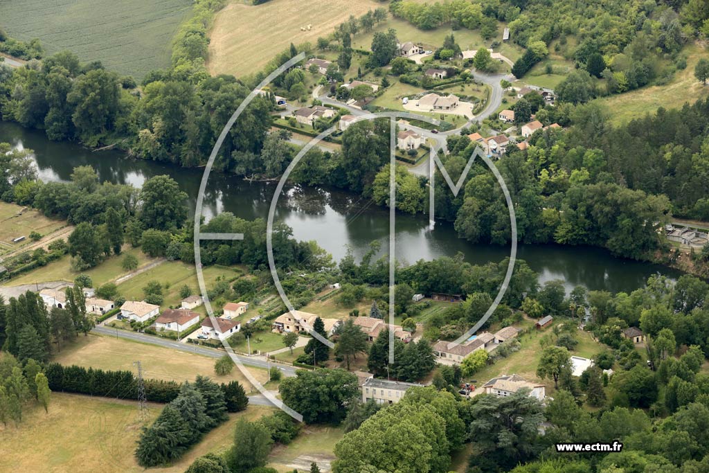 Photo arienne de Le Temple-sur-Lot