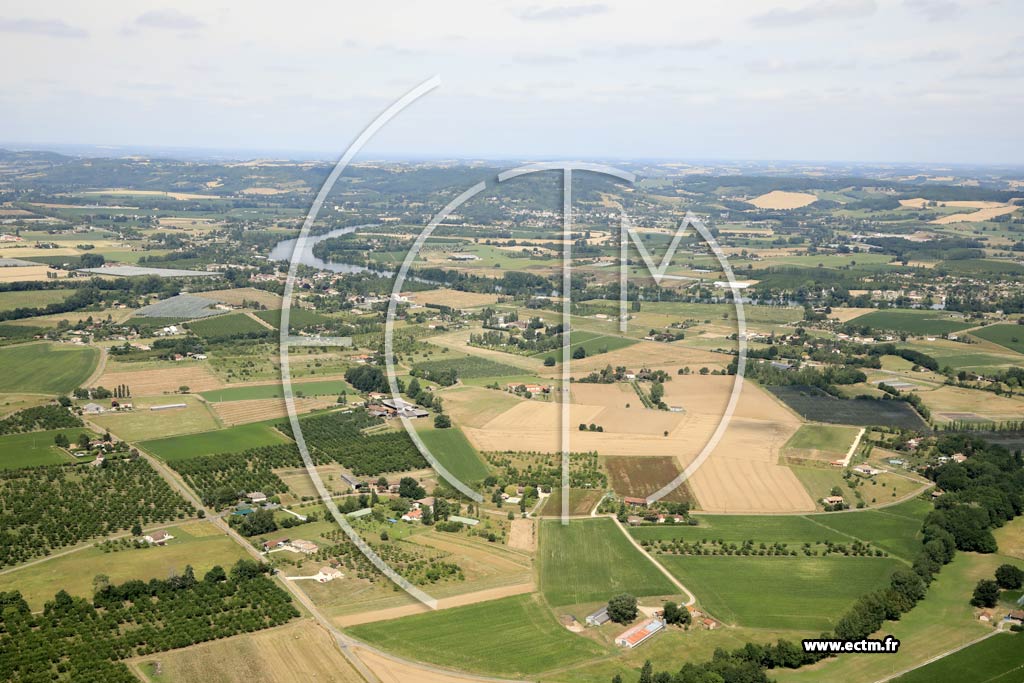 Photo arienne de Le Temple-sur-Lot (la Grande Borde)