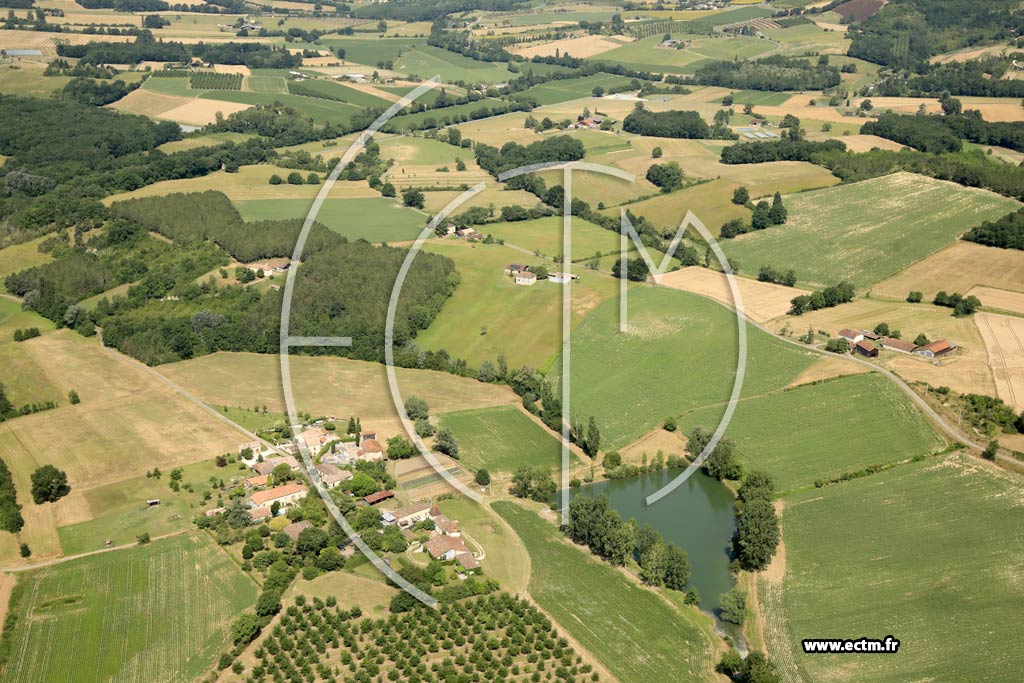 Photo arienne de Montpezat (Floirac)