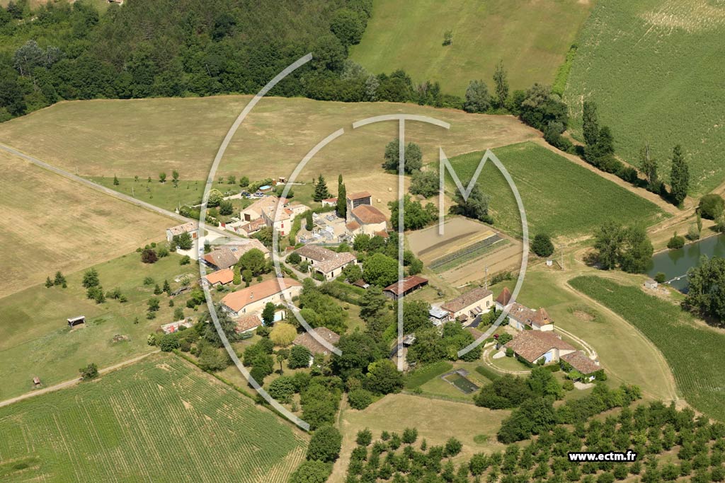 Photo arienne de Montpezat (Floirac)