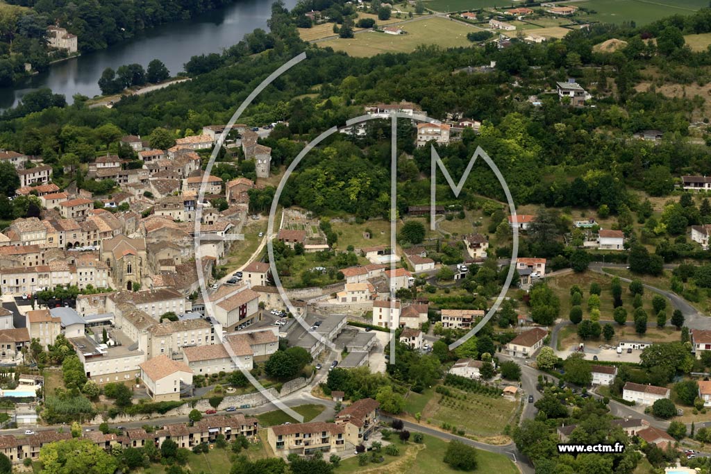 Photo arienne de Penne-d'Agenais