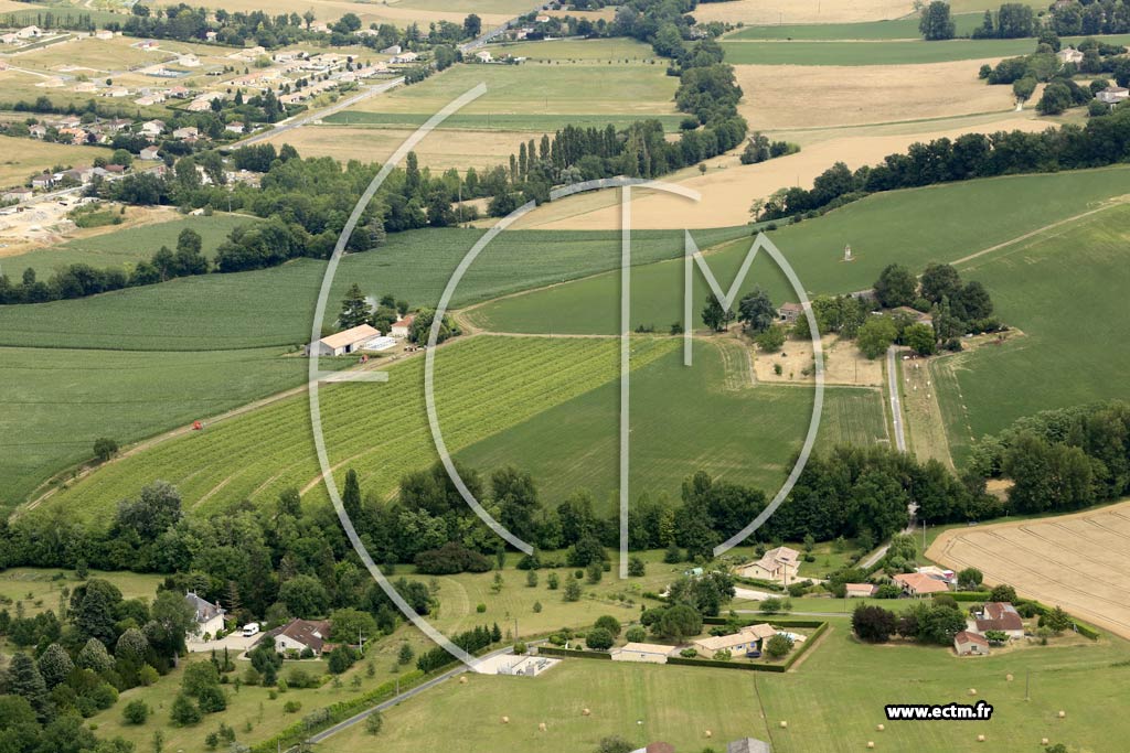 Photo arienne de Penne-d'Agenais (Bonpas - Bousquet)