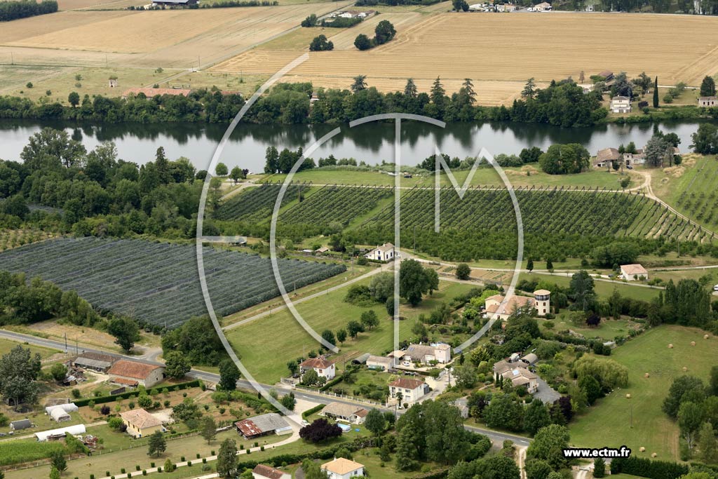 Photo arienne de Penne-d'Agenais (Croquelardit)
