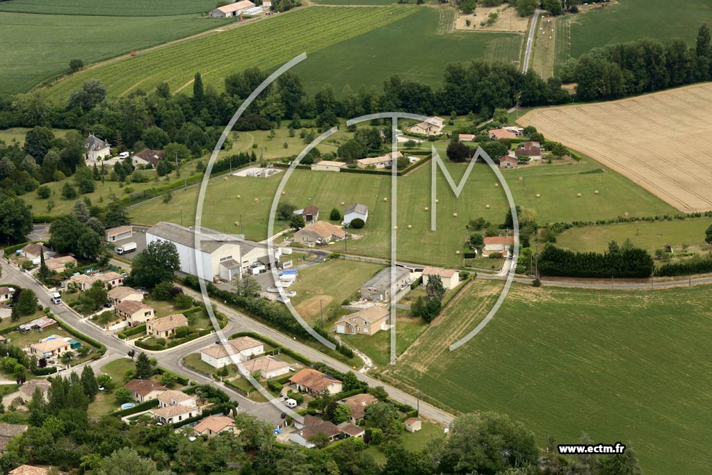 Photo arienne de Penne-d'Agenais (Gare)