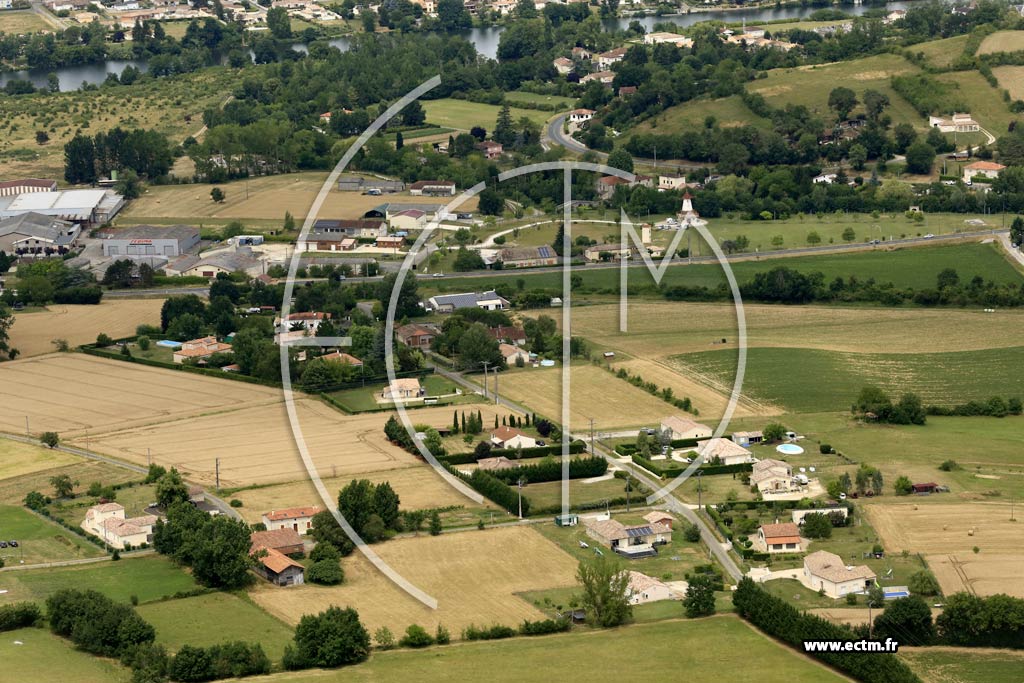 Photo arienne de Penne-d'Agenais (Sarrazy)